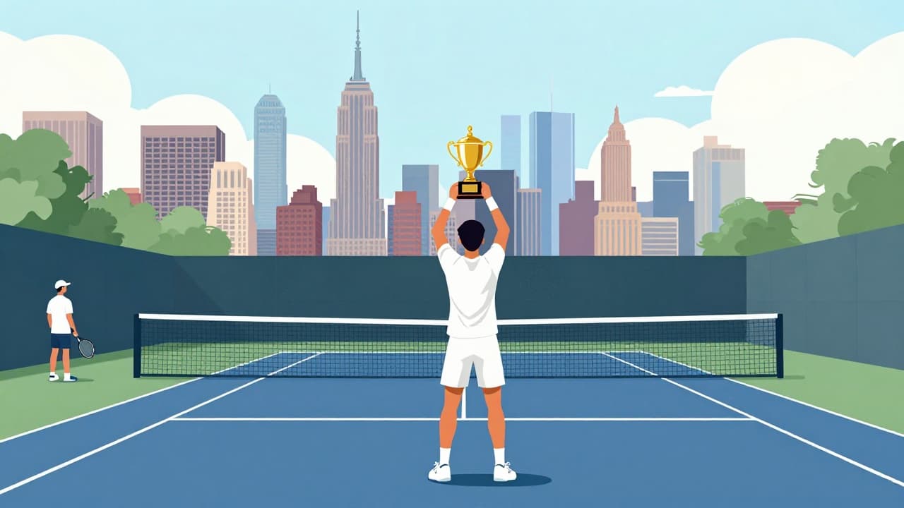 Zverev slavi pobjedu s trofejem