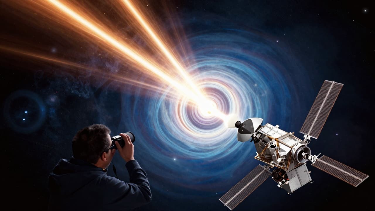Magnetar i satelit na tamnom nebu