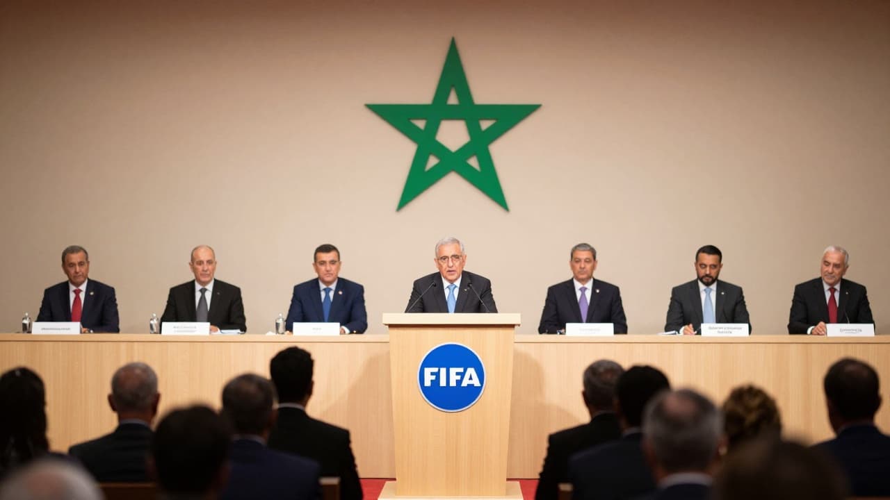 Gianni Infantine na konferenciji za medije