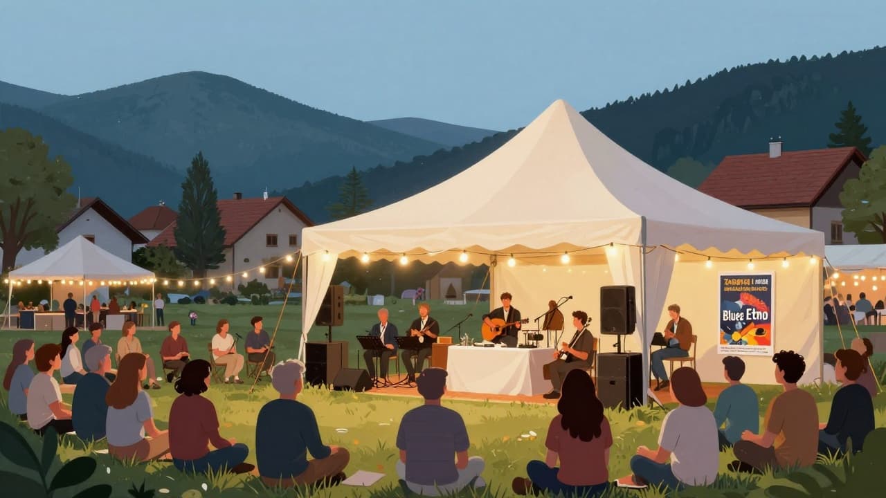 Glazbeni instrumenti na stolu