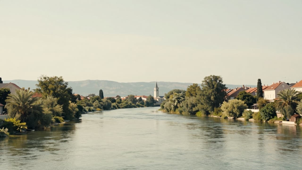 Pogled na most i rijeku