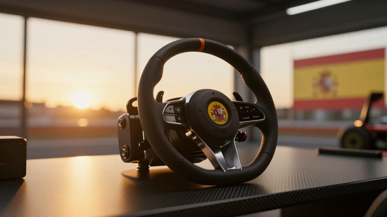 Formula 1 upravljač na stolu