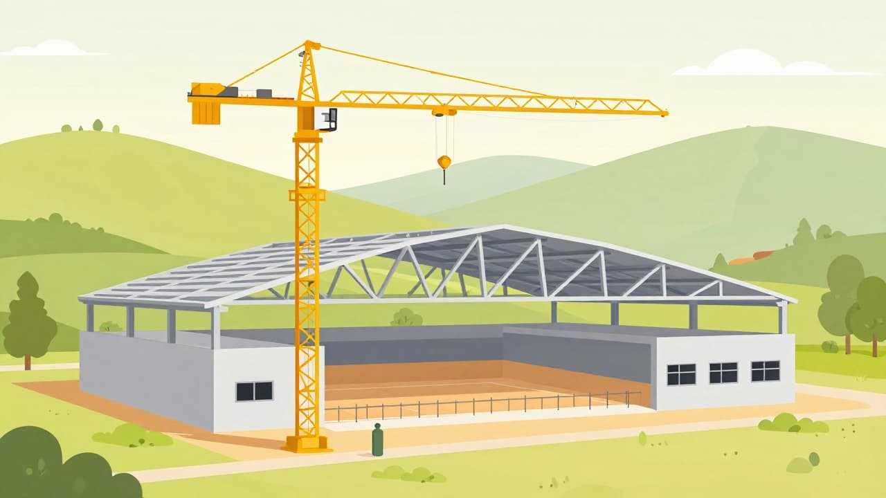 Ilustracija: gradnja nove školske sportske dvorane