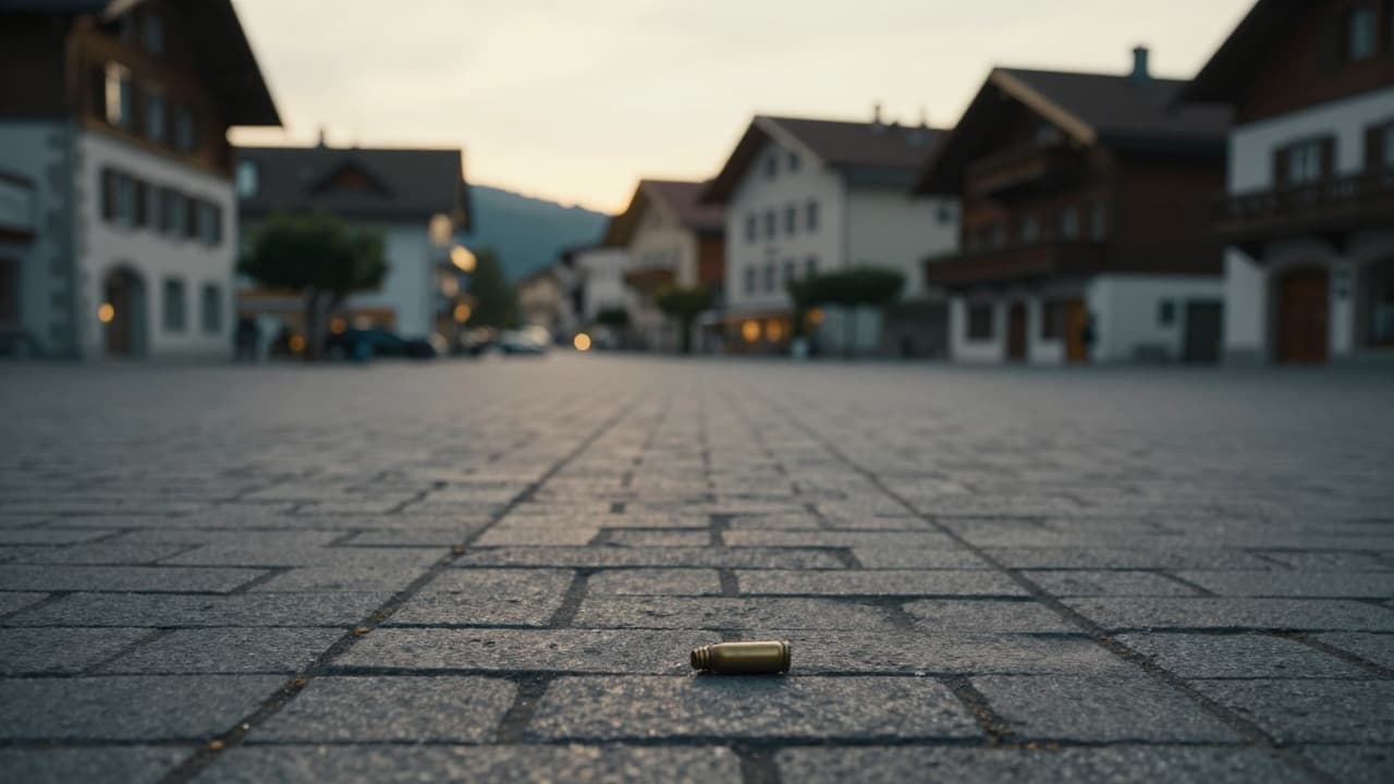 Prazan trg u švicarskom gradu