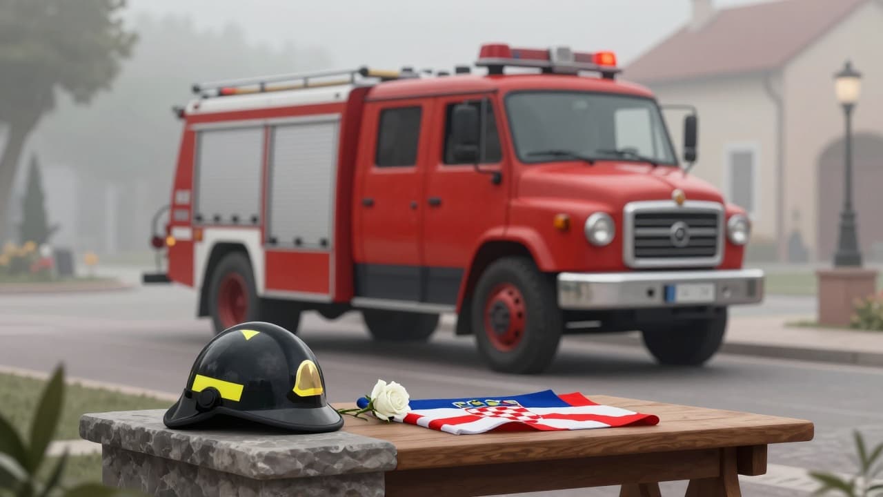 Vatrogasna kaciga na postolju