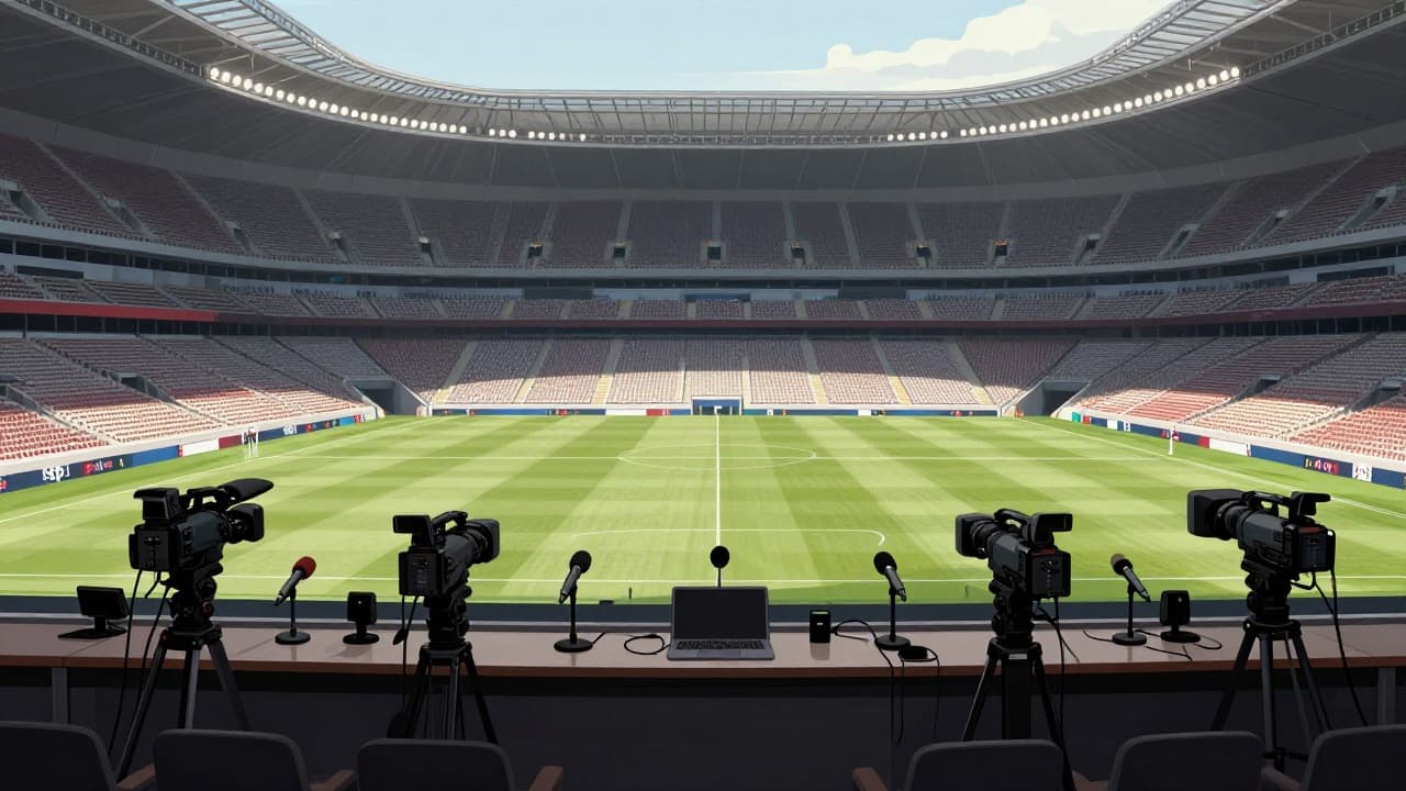 Gianni Infantino na konferenciji za medije