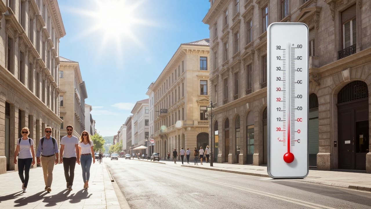 Vrućina i vedro nebo u Europi
