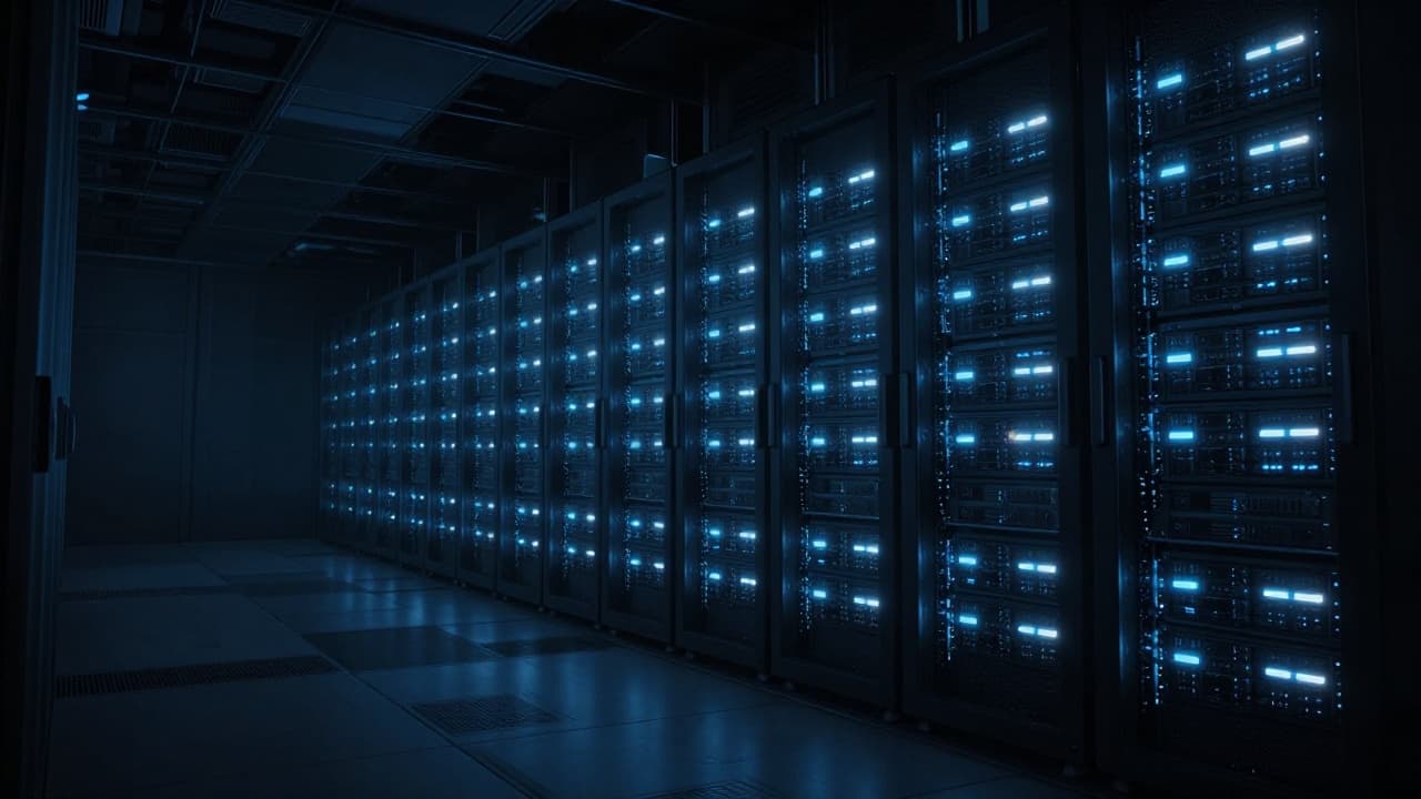 Svjetleće LED diode na serverima
