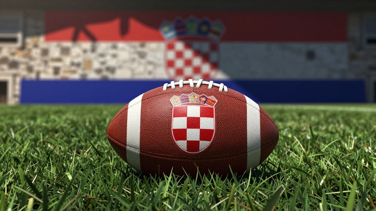 Stari nogomet na zelenom travnjaku