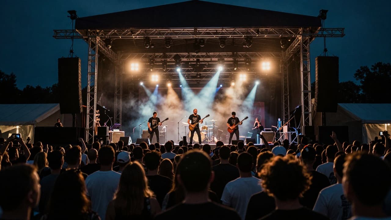 Energetski koncert punk i metal bendova