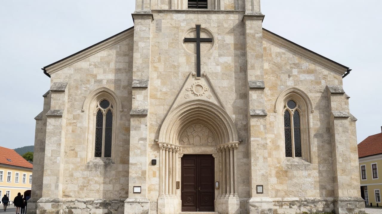 Vanjski pogled na kameni fasadni dio