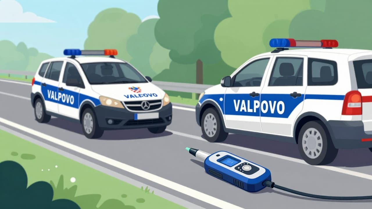 Kontrola vozača pomoću alkomata