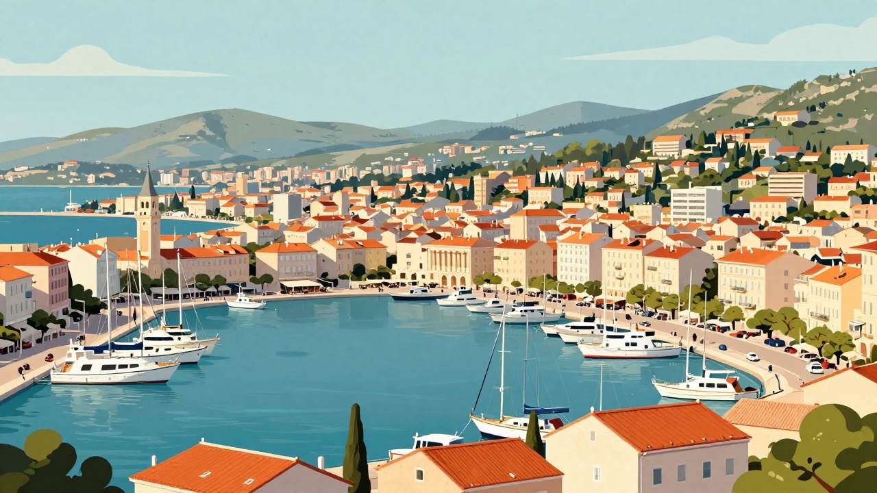 Riječka luka (ilustracija)